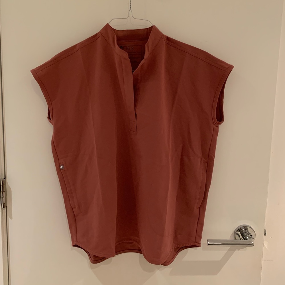 Figs Rafaela Top. NWOT! Size XS Color Mauve